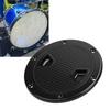 2pcs 4 Inch Round Boat   with Detachable Cover Anti Slip Inspection Deck Plate   for Marine Boat Yacht