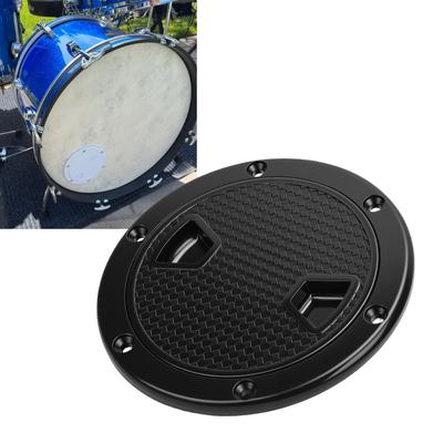 2pcs 4 Inch Round Boat with Detachable Cover Anti Slip Inspection Deck Plate for Marine Boat Yacht