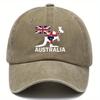 Pc Australia Kangaroo Washed Hats Baseball Hats Hats with Multiple Color Options Adjustable Style DAD Hats Suitable for Out