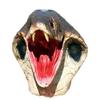 Party Cobra Costume Realistic Cobra Head Masque Halloween Latex Animal Snake Masque Cosplay Carnival
