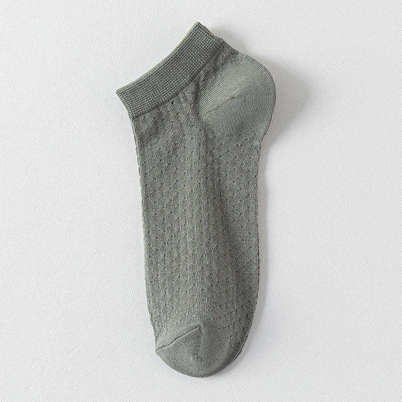 Men's Summer Thin Sweat Absorbing Deodorant Mesh Breathable Socks