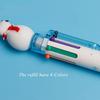 Decor Deer Merry Christmas Xmas Tree Stationery Santa Claus Six Color Pen Christmas Ballpoint Pen