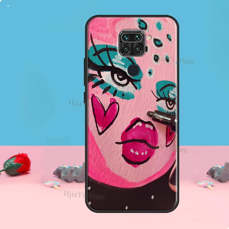 Husă de telefon estetică pentru copii indie hippie acid Trip pentru Xiaomi Redmi Note 11 Pro 10 9 8 8T 11S 10S Husă din spate pentru Redmi 10 9A 9T 9C