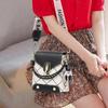 Korean Version of Simple and Fashionable Small Square Bag Fashionable Versatile Shoulder Messenger Bag Trendy Mini Mobile Phone