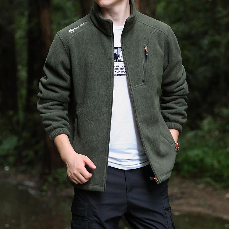 2025 Men's Sherpa Fleece Mountaineering Jacket - Autumn/Winter Outerwear
