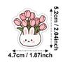 50 Cute Pink Dessert Bunny Stickers Waterproof Girl Heart Stickers Kawaii Pink Dessert Stickers
