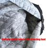 Wheelchair Warm Blanket Anti-freeze Windproof Velvet Warm Leg Lower Body Leg Cover with Zipper Black