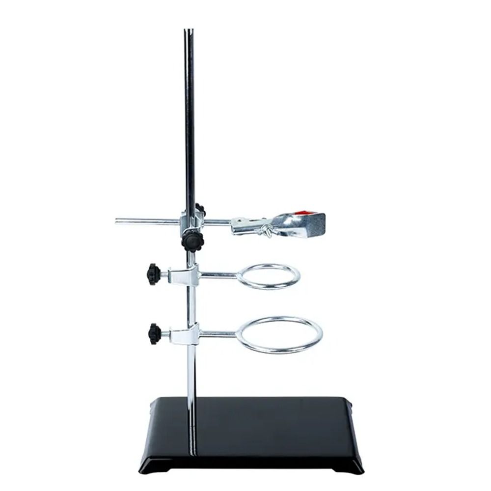 Stainless Steel Laboratory Stands Support Rod 16" L Burette Clamp Steel Lab Stand Set  Chemistry