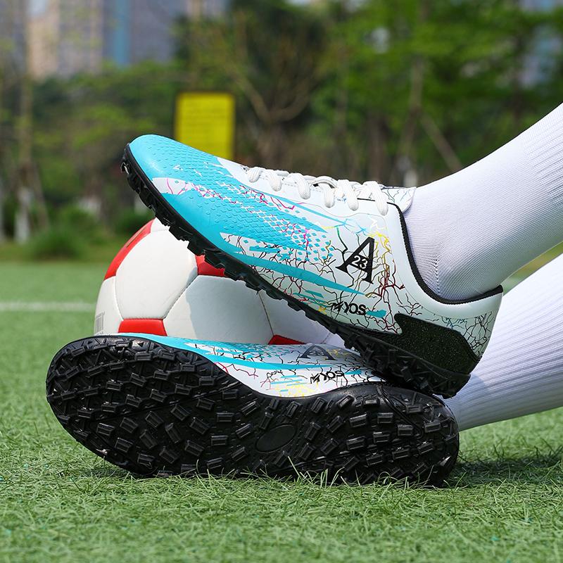 Мужские футбольные бутсы подростковые дышащие футбольные бутсы профессиональная игровая — фото 11