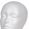 Foam Mannequin Head for Wig Display Female Mannequin Stand Holder Lightweight Foam Head Model for Hair Styling Hat Making And Cosmetology Practice