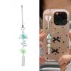 Handmade Beaded Bird Wind Chime Phone Chain Phone Embellishment Bag Decoration and Fashion Accessory for Bag and Phone