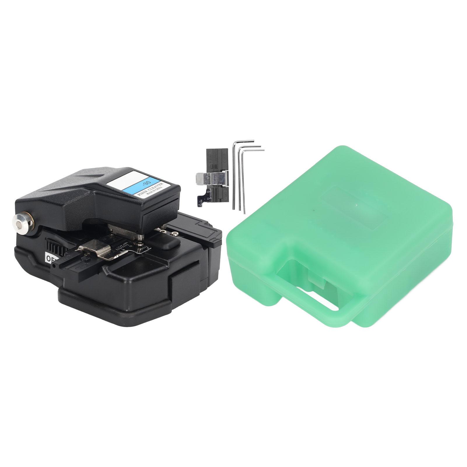 

SKL-30 High Accuracy Fiber Optic Cleaver Fluent Cutting Stable Performance Optical Fiber Cutter for Cold Splice чёрный