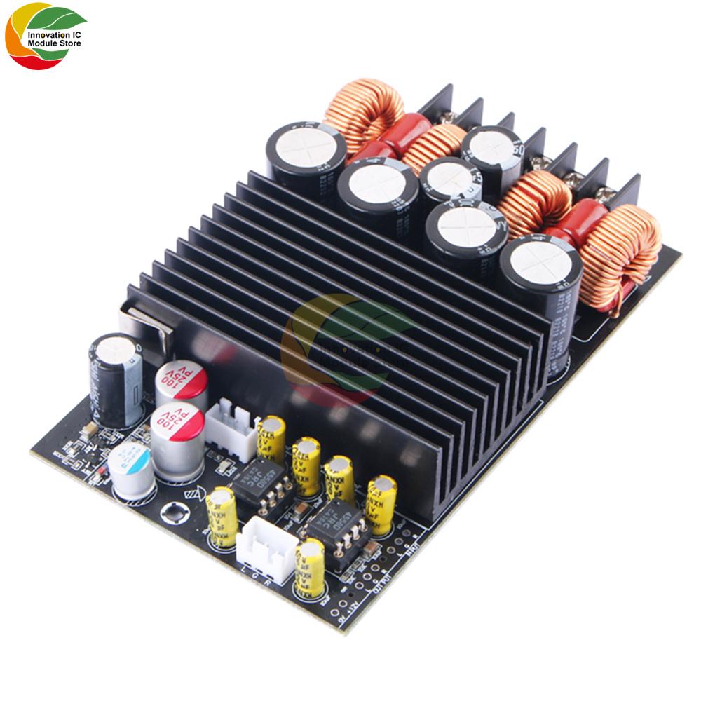 DC19-50V 300W+300W Audio Amplifier Module TPA3255 Chip 2.0 Channel with Treble and Bass Adjustment
