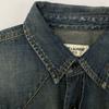 SAINT LAURENT PARIS EDITORIAL Indigo 597059 Long Sleeve Denim Shirt tops S IndigoUsed