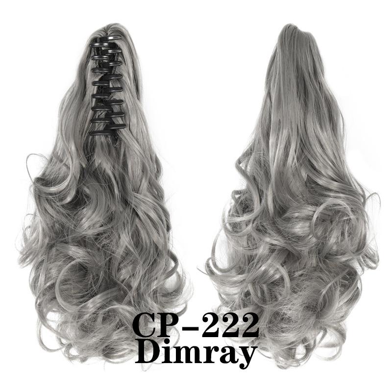 Claw Clip In Ponytail Extension Synthetic Hairpiece Curly Wavy Hair Extension 15 Inch Long Ponytail Hairpieces For Women Girl