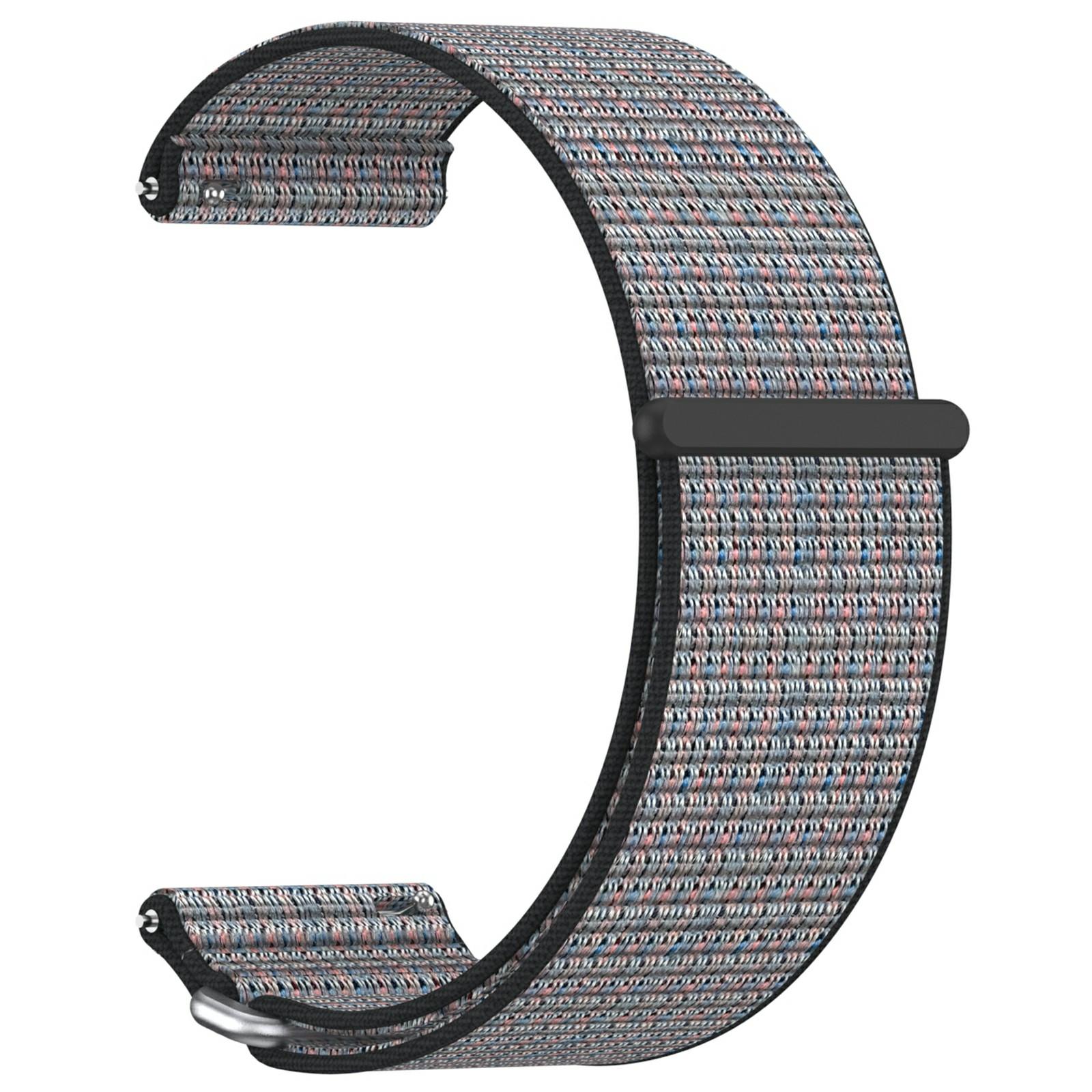 

Для Garmin Venu X1 Ремешок на запястье Ремешок для часов с петлей из нейлона на липучке с металлическим кольцом Magma Color