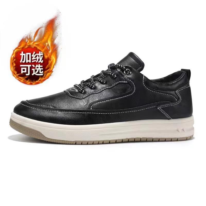 2025 new style men's shoes, shallow mouth retro skate shoes, tide Korean fashionable England style large size casual sneakers for men