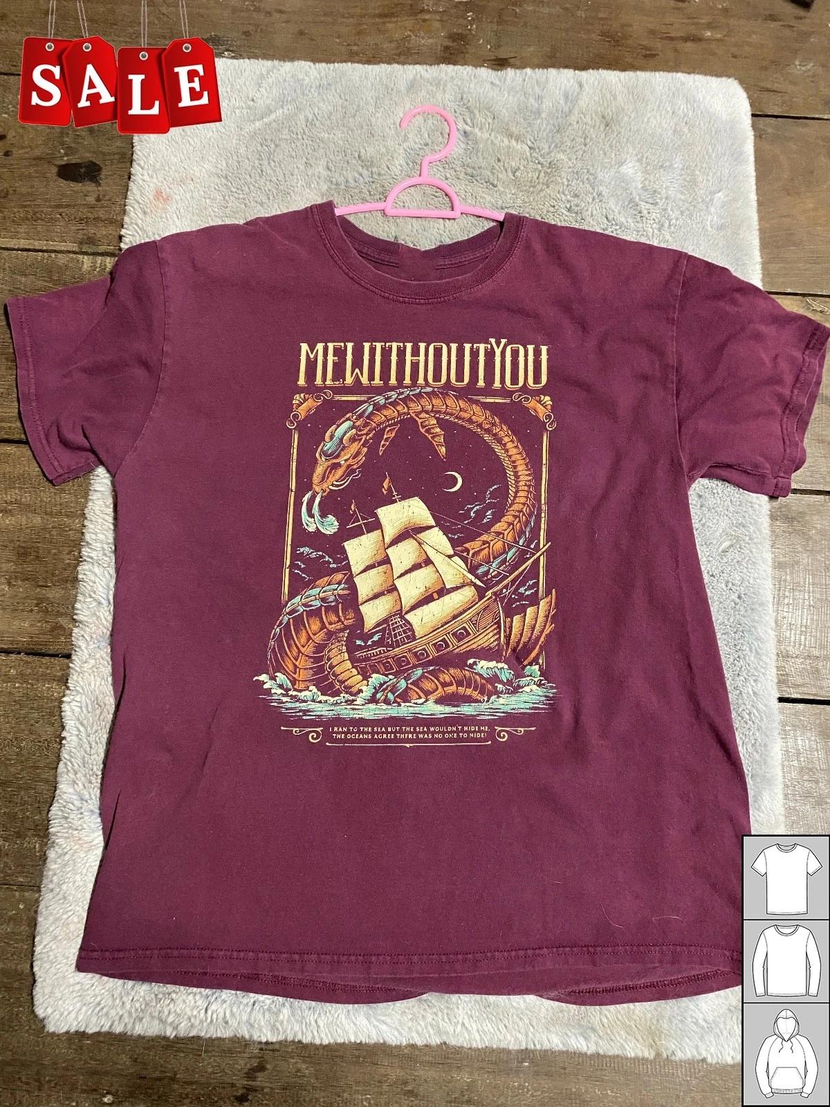

New MEWITHOUTYOU Maroon Dragon Leviathan Ship For Fans Unisex S-5XL Shirt OS295 3XL