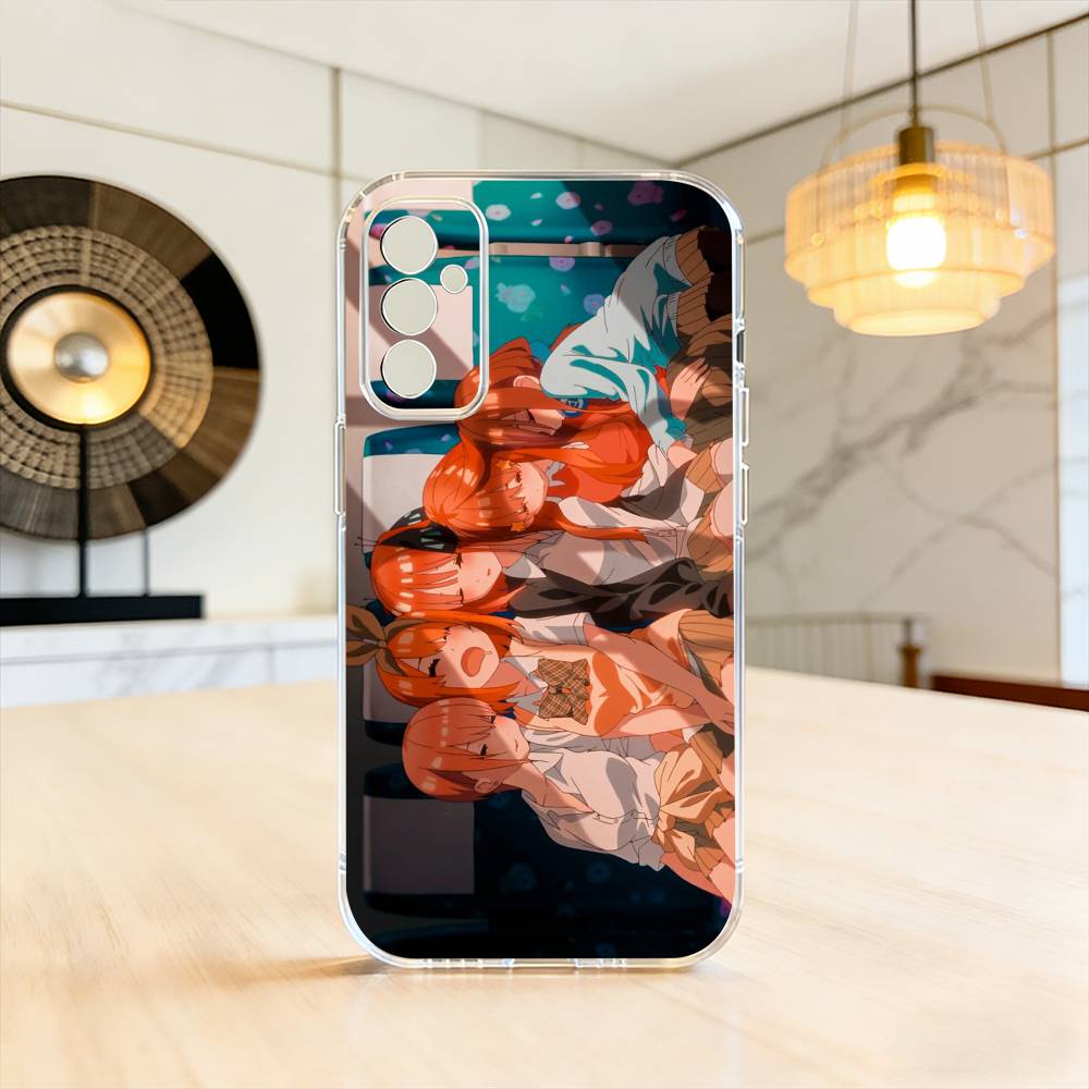 The Quintessential Quintuplets Miku Nakano Phone Case Transparent Silicone Soft For SamsungA10,12,20,21S,30,31,40,50,51,52,70,71