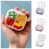 Portable Pill Organizer Sealed Pill Case Square Pill Box Daily Use