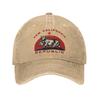 Cappellino Unisex Stampa Republic California Denim Vintage Usurato Lavato Cappellino da Baseball Regolabile