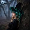 Feiertagsdekoration Halloween Hexenhut mit spitzer Kappe, Langlebiges Polyester-Kostümzubehör, Gartendekoration Schleife für Partys Und Spukhäuser