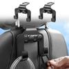 1/2pcs Double Head Hooks Car Rear Seat Headrest Hanger Hook For Honda Civci FIT CRV Accord Jazz HRV Dio Stepwgn Prelude Odyssey aja256