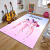 Custom KPop Demon Hunters Mat Personalized Name, Polyester Washable Indoor Entryway Rug, Gift for Christmas, Easter, Thanksgiving Day