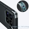 For Xiaomi 15S Pro Case Skin-Touch TPU+PC Matte Phone Shell,Transparent Black
