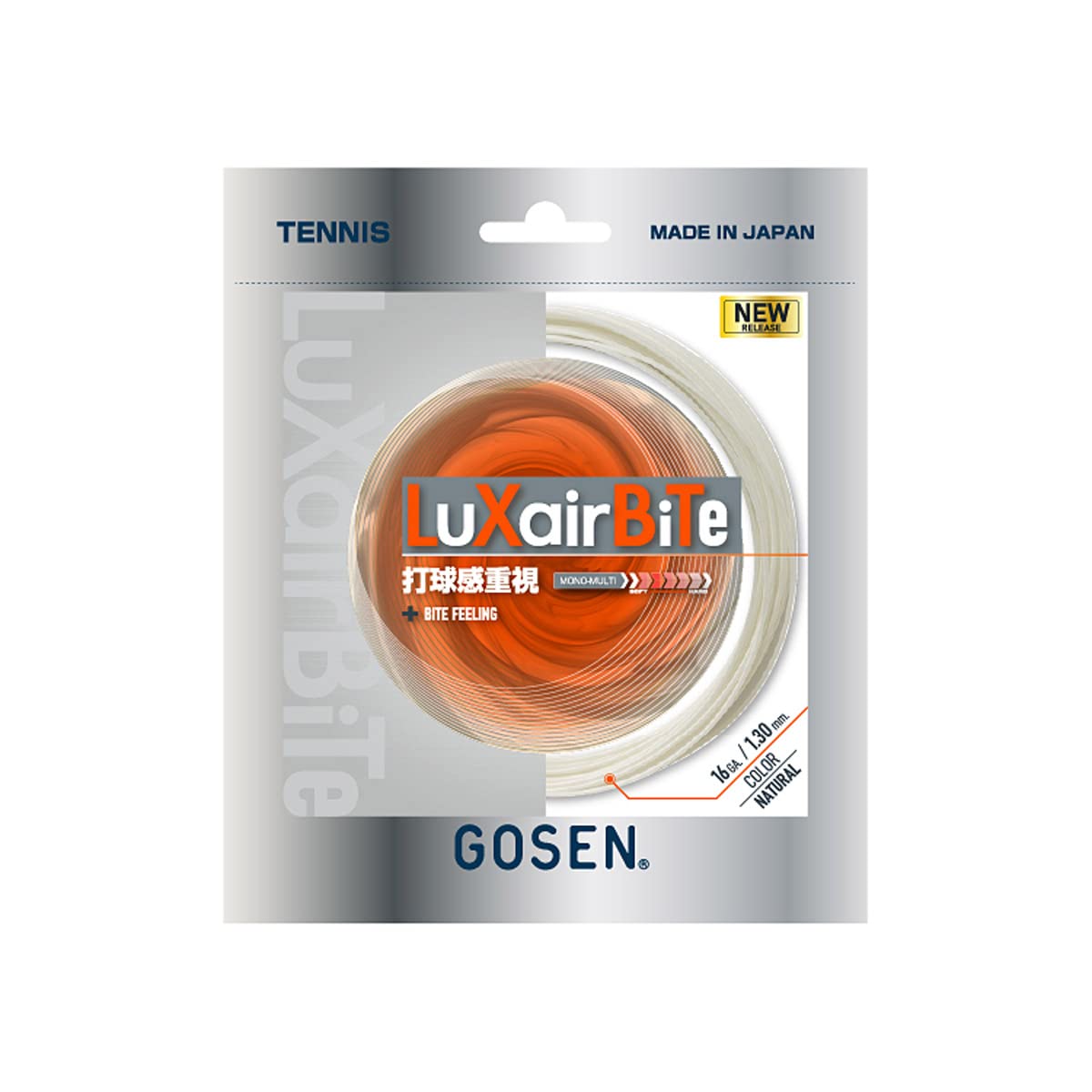 GOSEN LuXairBiTe 16 TSLXB0NA tennis string natural