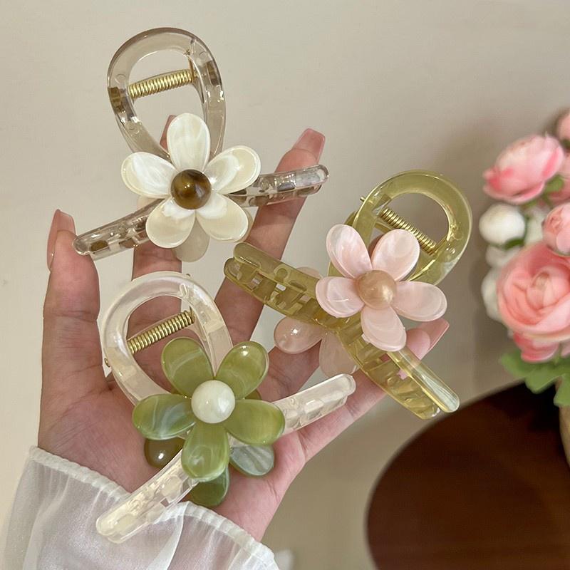 Elegant And Sweet Hairpin Flower Hair Clip For Women Girl Tie Hair Hair Grab French Temperament Fashion Hair Accessories
