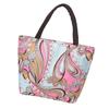 Yousheng Floral Tote Bag Reusable Oxford Cloth Shopping Tote Stylish Handbag Purse for Women Commuting Picnic Camping