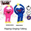 Flipping Huggy Wuggy Plush Toy Poppy Playtime Singing Talking Walking Kids Doll