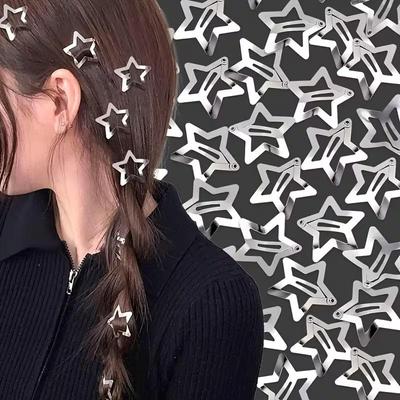 Cute Star Hair Barrettes Sparkly Hair Clips Fashion Hair Pins Decorative Hair Accessories for Women Girls