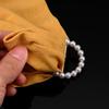 Geometric Pearl Shawl Clip Clothes Waist Buckle Brooch Corner Knotted Buttons Scarf Buckle