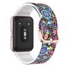 For Samsung Galaxy Fit3 Pattern Printing Silicone Strap Replacement Watch Band