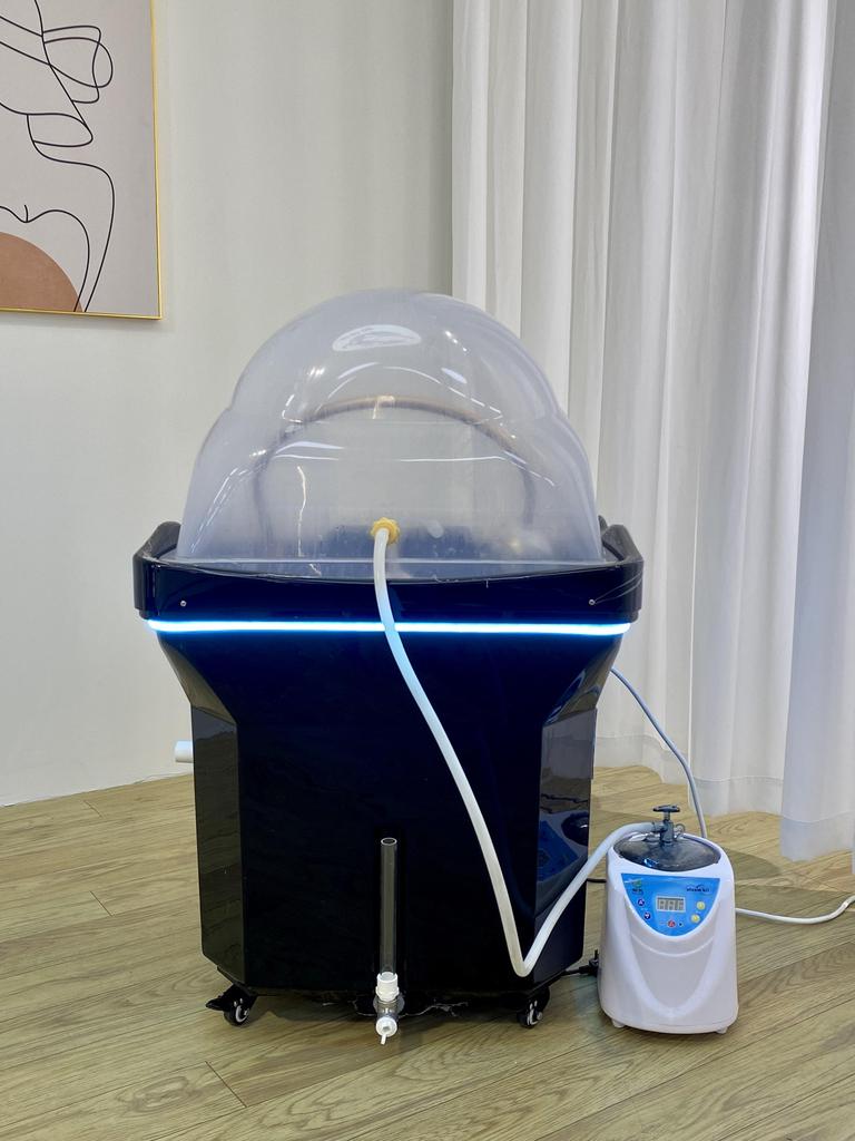 Modern portable  head spa sink hydrotherapy Thai massage shampoo water bed steam shampoo barber shop hair salon
