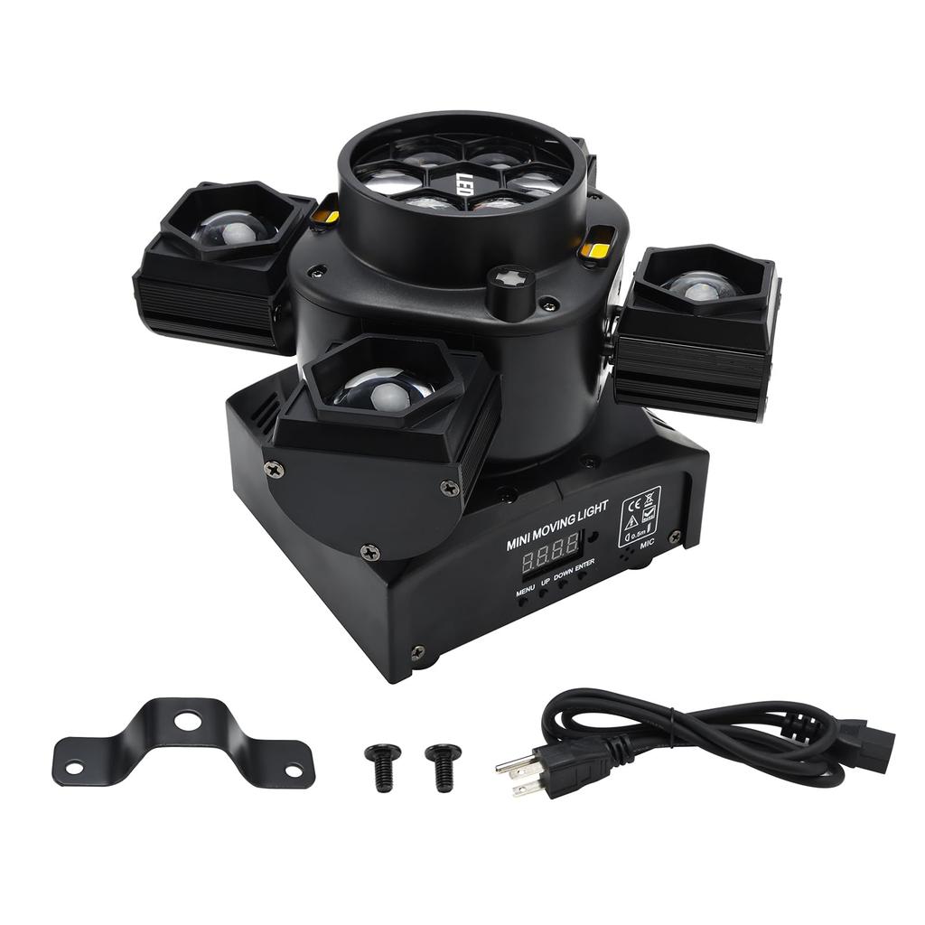 Frezon Stage Light LED Disco Light 80W Vysoký jas Multifunkční stroboskopický efekt Bodové osvětlení Jeviště DMX512 kanály Super hladké stmívání