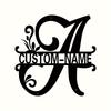 Stylish Custom Metal Name Sign Personalized Letter Wall Art for Home Outdoor Decor Living Room Garden