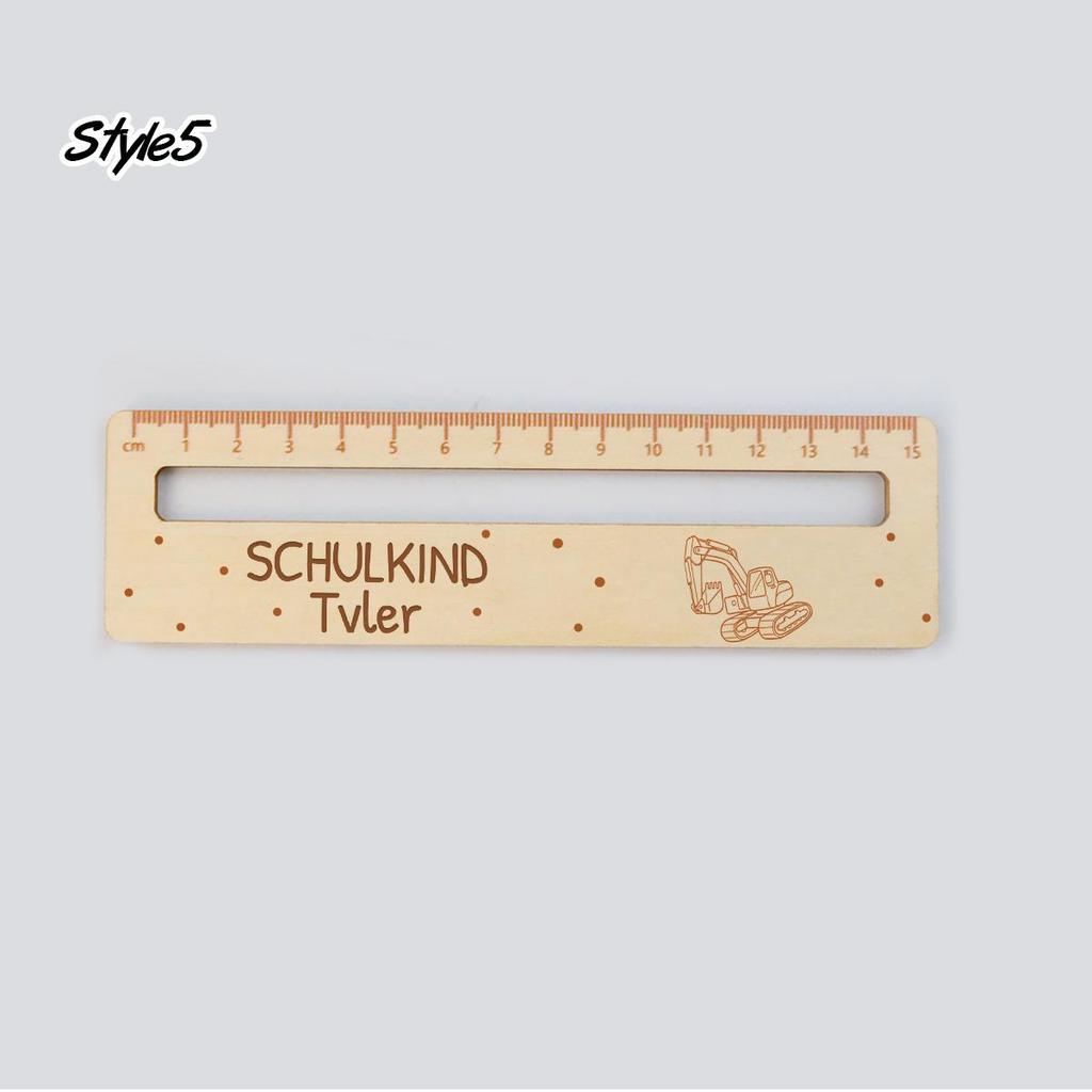 Custom Cartoon Ruler With Name, Personalized Reading Aid Ruler For Daily Learning And Desk Decor,