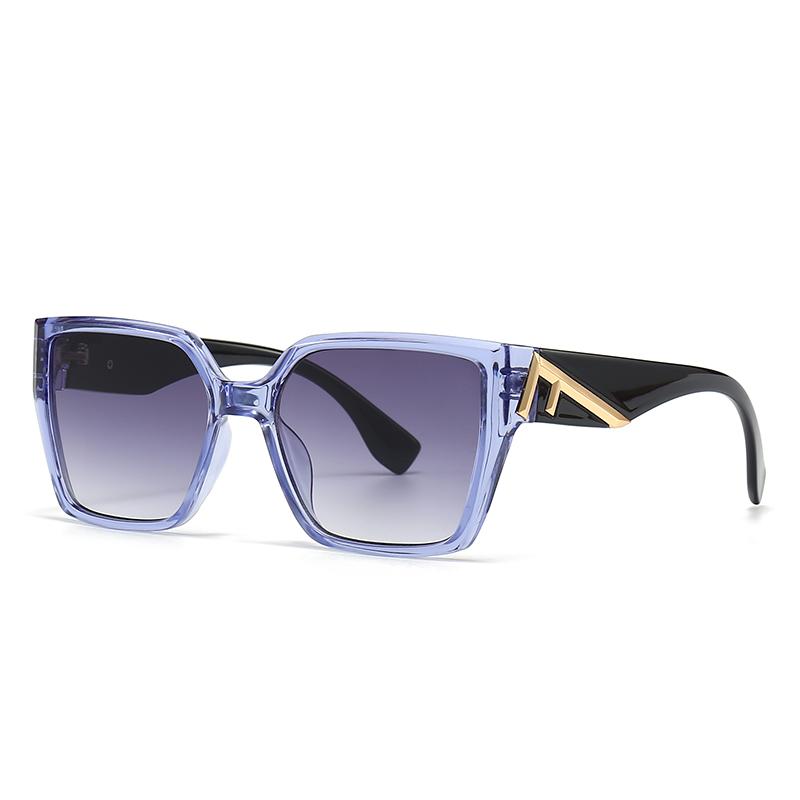 Fentjia Super Texture Square Decorative Sunglasses Men'S Fashion Street Photography Sunglasses Sunglasses  Women 2320