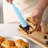 Silicone Long Scraper Cream Long Knife Scraper Cake Making Small Accessories Silicone Spatula Baking Tools For Cakes