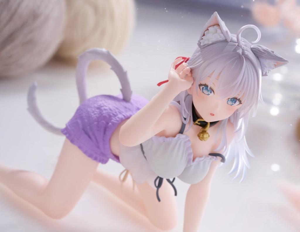 The Girl Next Door Who Sometimes Whispers In Desktop Cute Figure Arya Cat Ear Loungewear Official 13cm Arya, Russian, Ver. Approx.