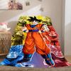 1 Stück Son Goku Druck Flanelldecke, Hohe Qualität für alle Jahreszeiten, Heimdekoration, Wärme und Komfort, Perfekt für Weihnachtsgeschenke