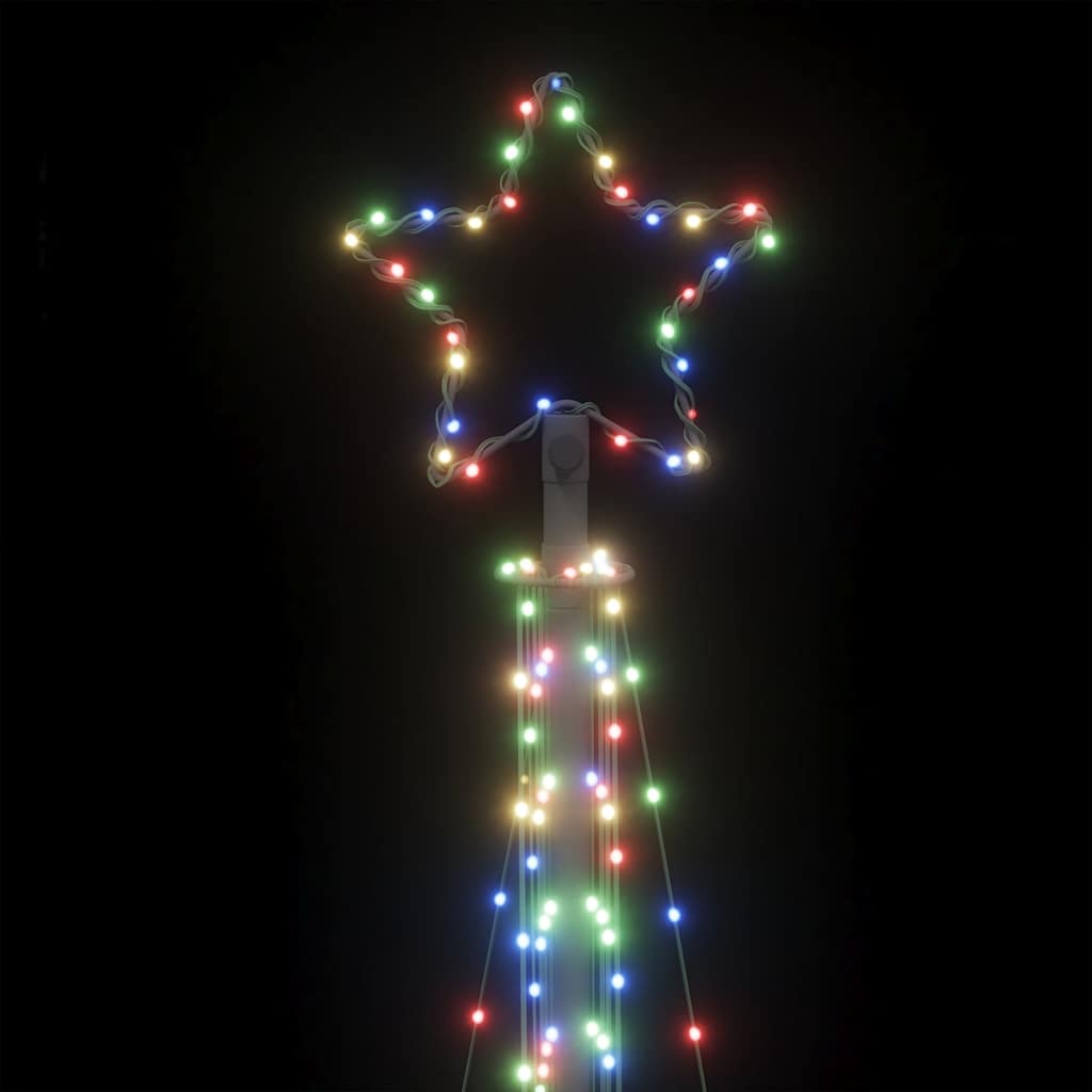 LED Christmas Tree 495 Multicolor LEDs 300.5 Cm