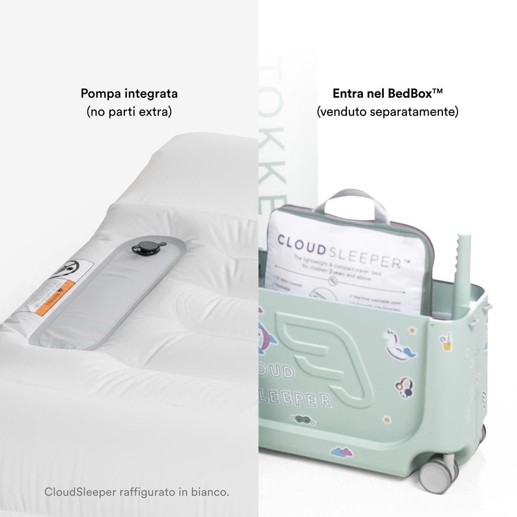 Stokke Travel Bed Cloud Sleeper Animal Family Suitcase for Children Jet Kids Storage Kids Carry Case Can Ride and Sit Travel One Size