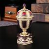 Creative Style Easter Egg Jewelry Box Easter English Style Egg Jewelry Box Ornament European Handicraft