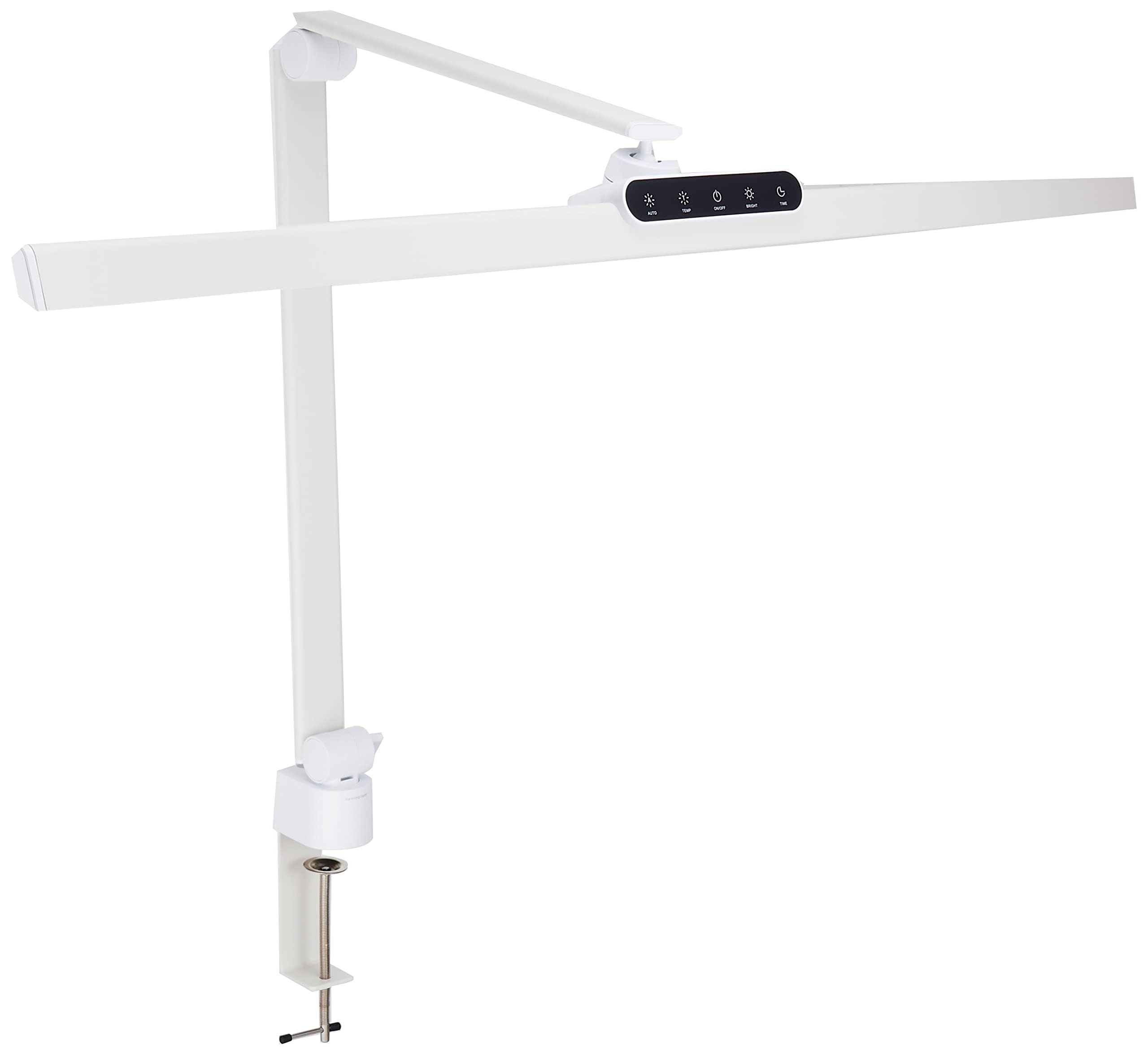 

LED Desk Lamp [Recommended by Lighting Professionals] Eye-Friendly Natural Light Desk Lamp, Wide, High Color Rendering Ratio Ra95, Clamp, 5-Level