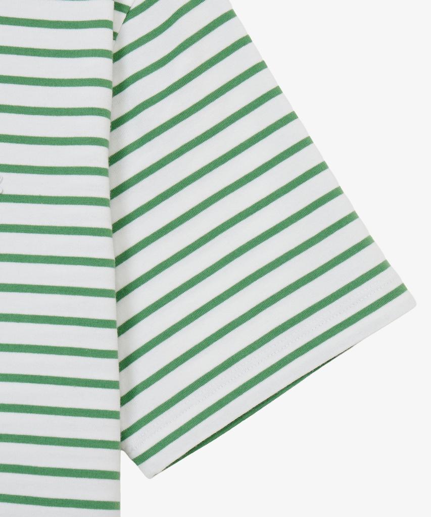LACOSTE Women'S Striped Short Sleeve T-Shirt Tf262E-56G Npa