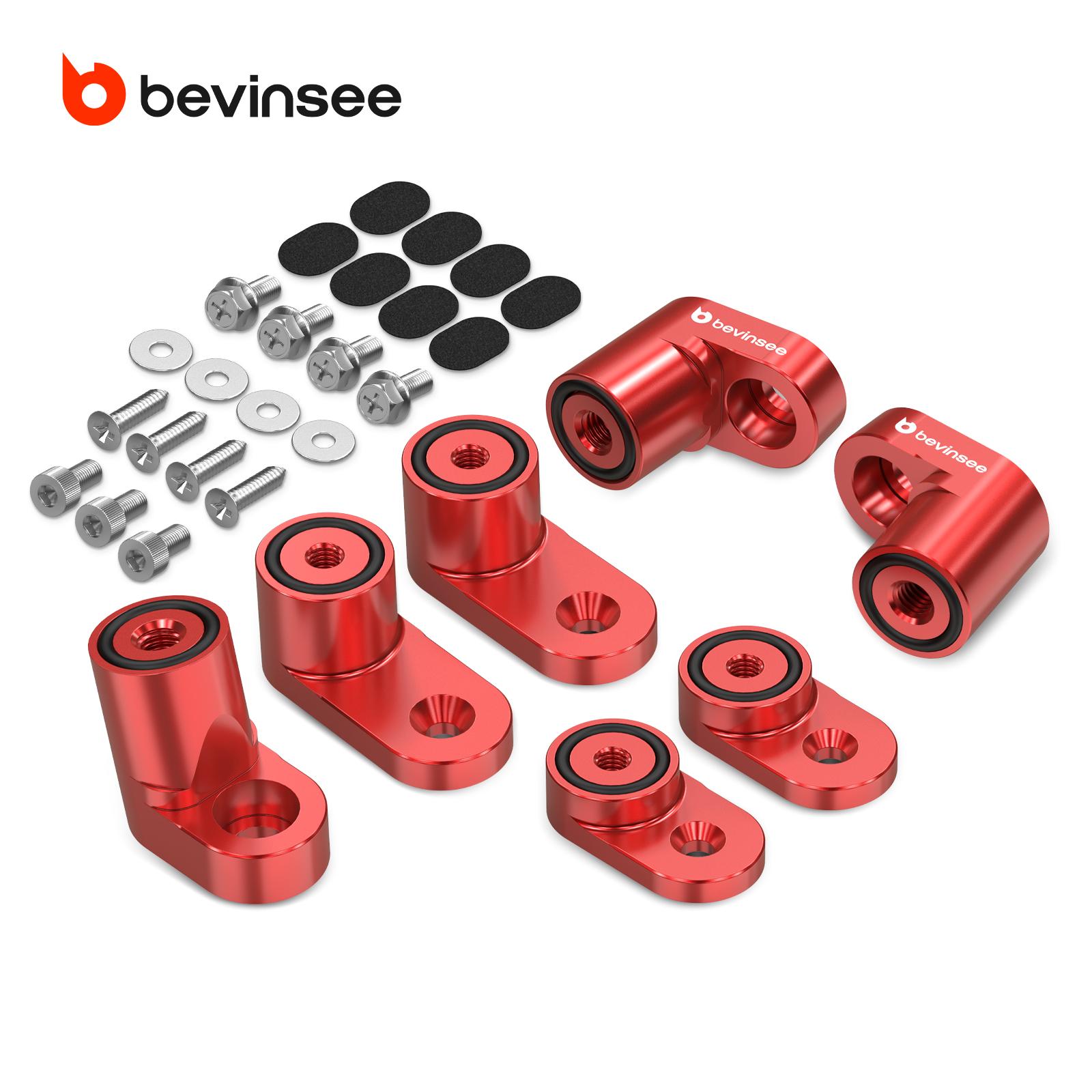 Комплект удлинителей стоек заднего спойлера из заготовочного алюминия для Ford Focus MK3 ST RS 2013-2018